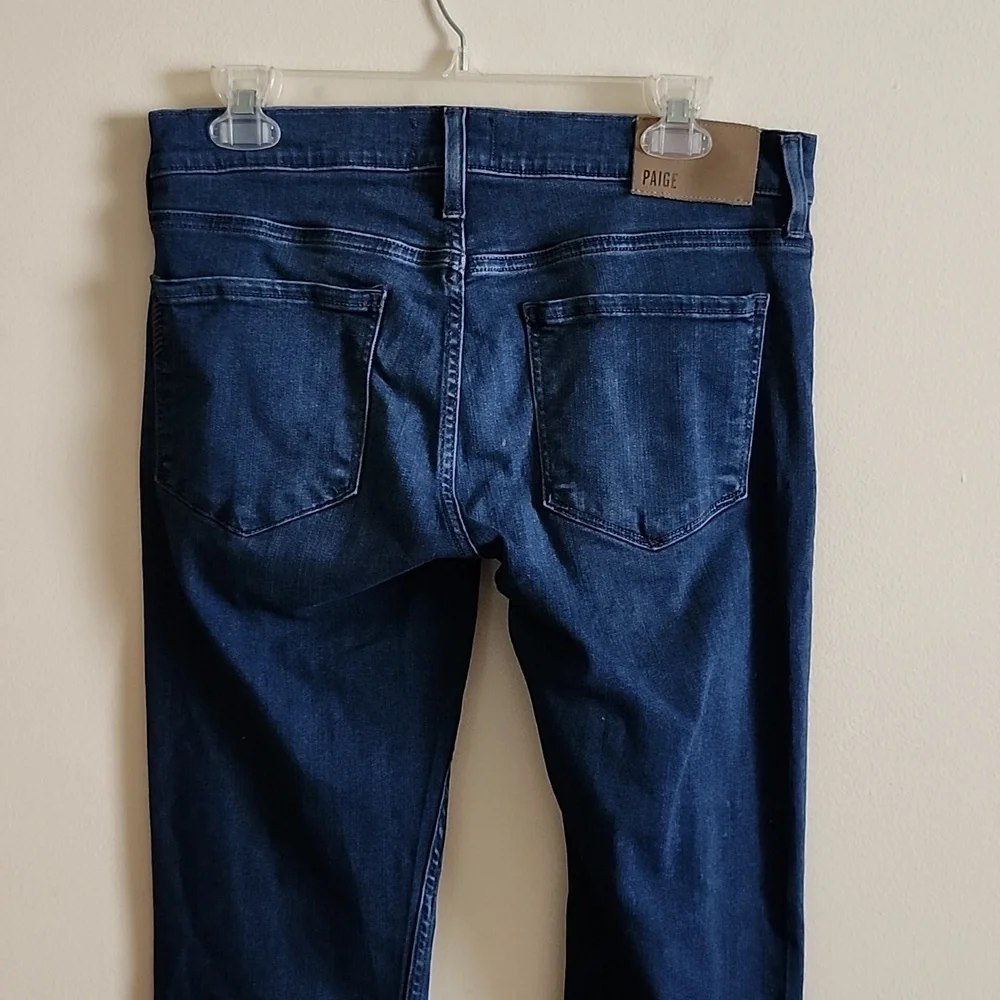 Paige Lennox straight leg jeans women's 30 waist midrise light stretch